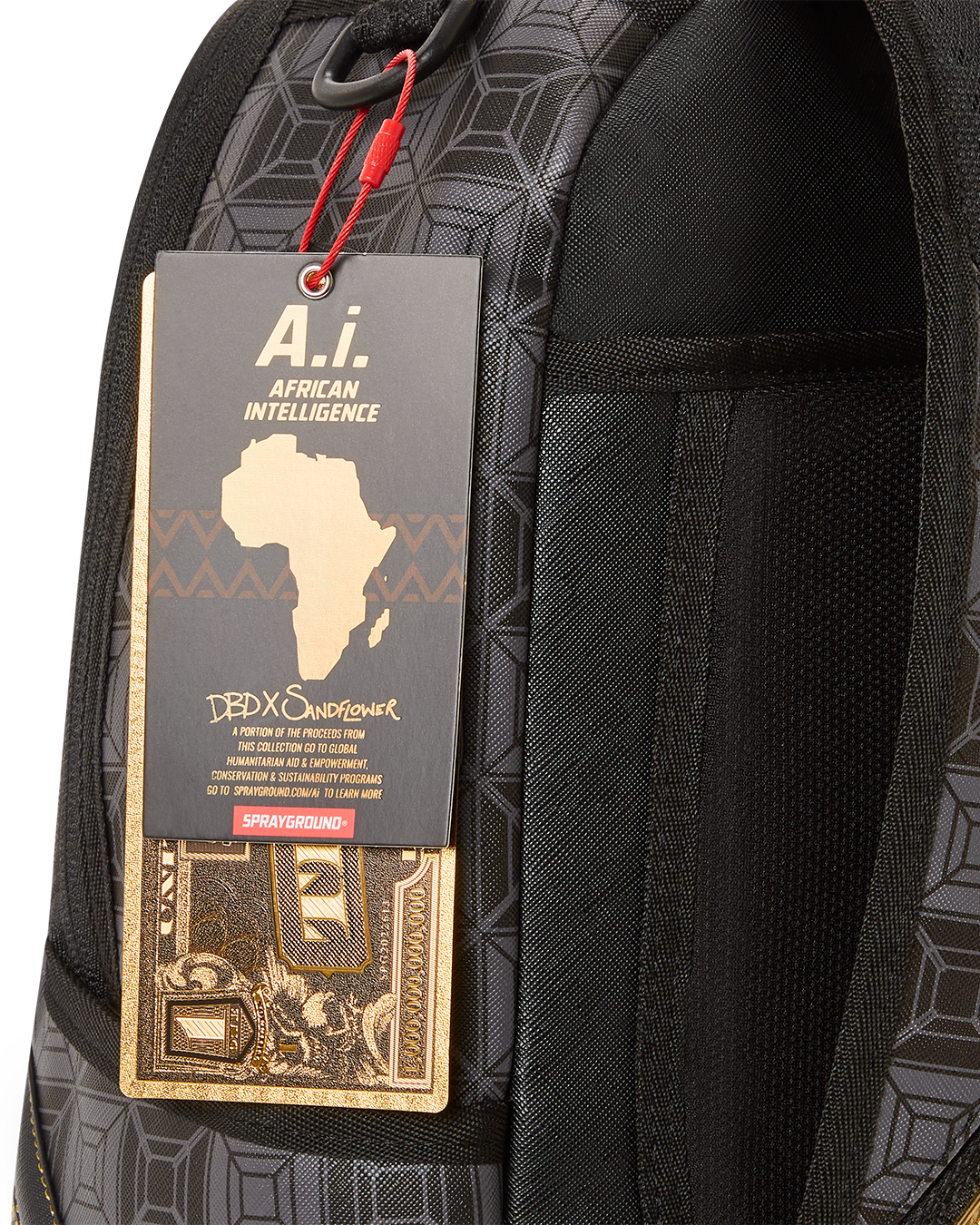 SPRAYGROUND® BACKPACK OBSIDIAN STUNNER A.i.6 SANDFLOWER COLLAB BACKPACK (DLXV)