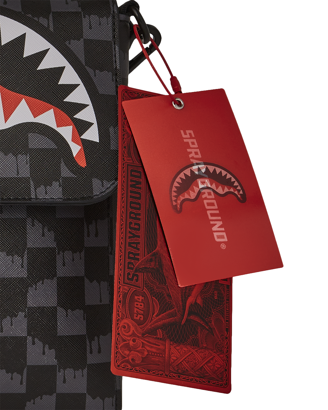 SPRAYGROUND® SLING ATOMIC VAPOR SHARK MESSENGER SLING