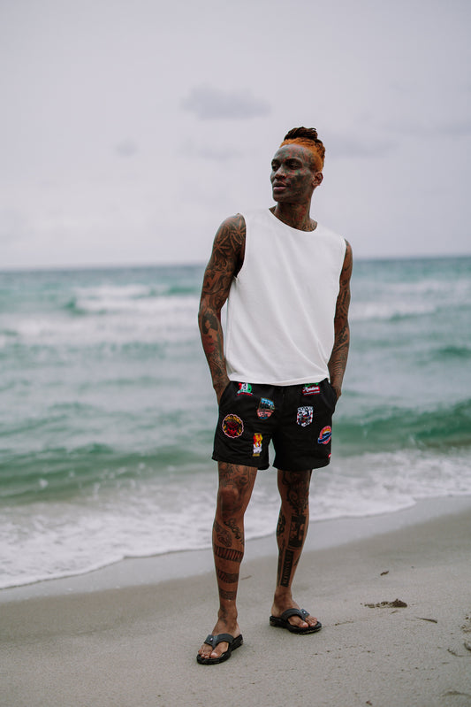 SPRAYGROUND® SWIM GLOBAL MOGUL BILLIONAIRE SWIM SHORTS