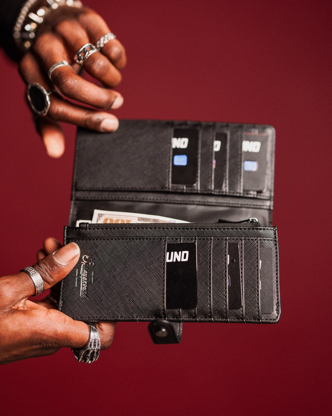 SPRAYGROUND® WALLET MIDNIGHT CHATEAU SINGLE-FOLD WALLET