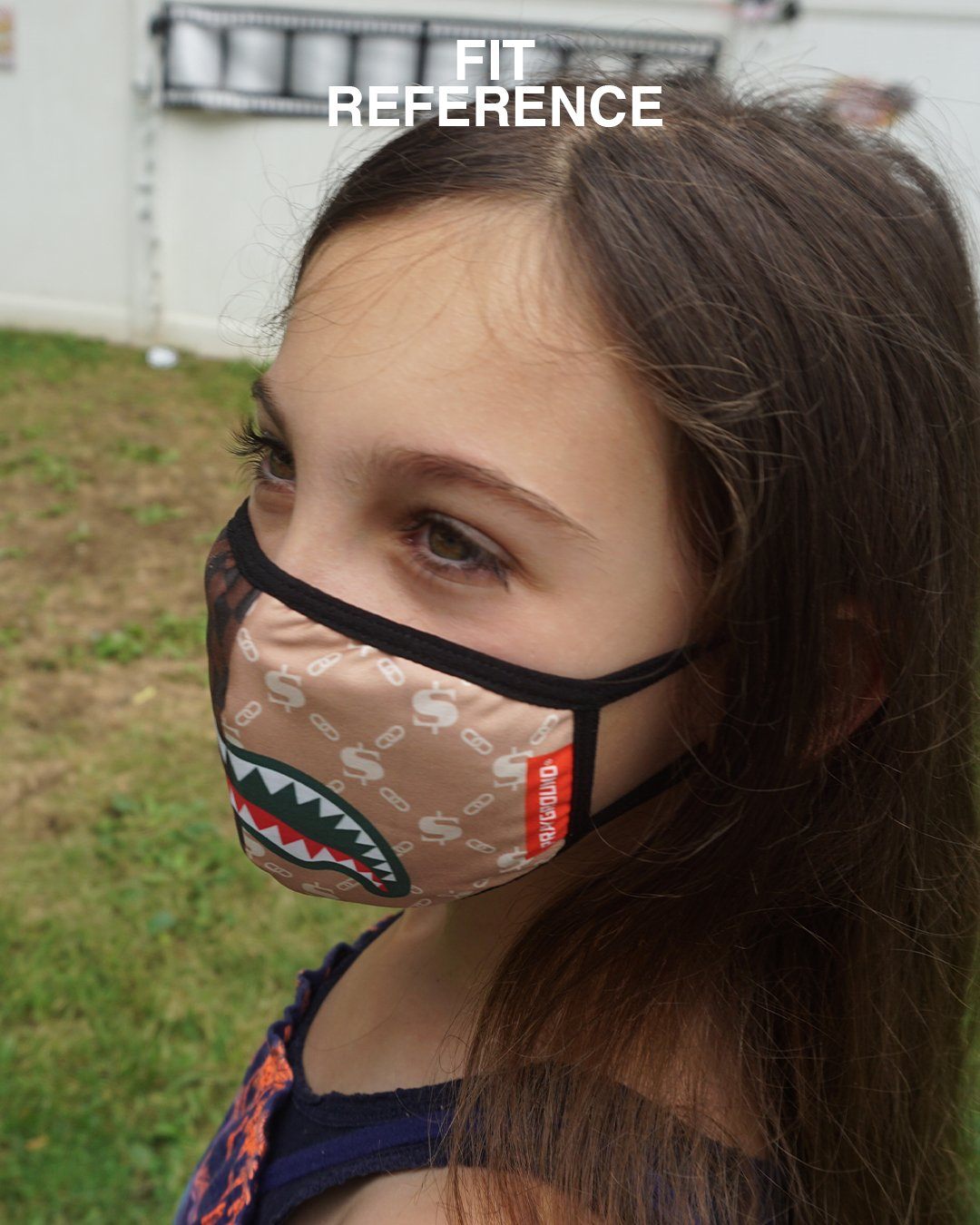 SPRAYGROUND® FASHION MASK KIDS FORM FITTING MASK: ASTRO BUBBLE