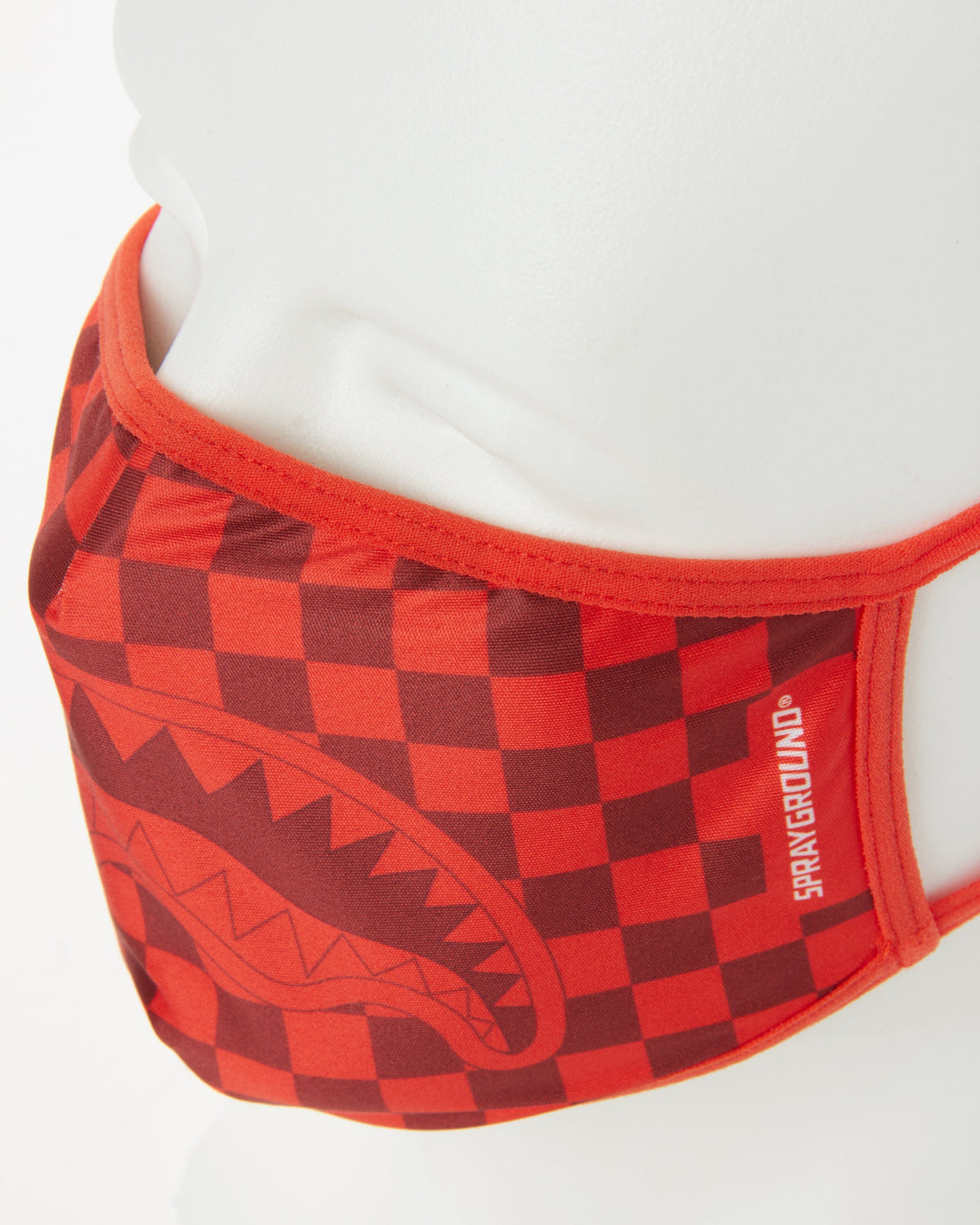 SPRAYGROUND® FASHION MASK SHARKS IN PARIS (RED) FORM-FITTING MASK