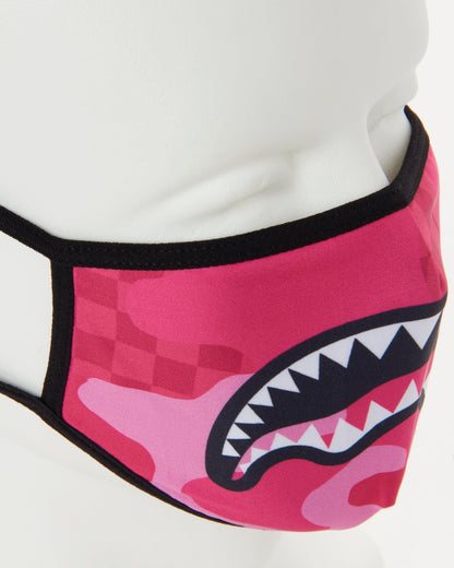 SPRAYGROUND® FASHION MASK PINK ANIME SHARK FORM-FITTING MASK