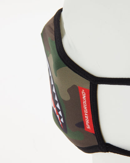 SPRAYGROUND® FASHION MASK CAMO SHARKMOUTH FORM-FITTING MASK