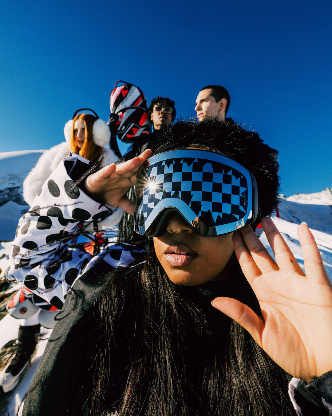 SPRAYGROUND® APPAREL GRAFFITI SKI GOGGLES SET (3 INTERCHANGEABLE LENSES)