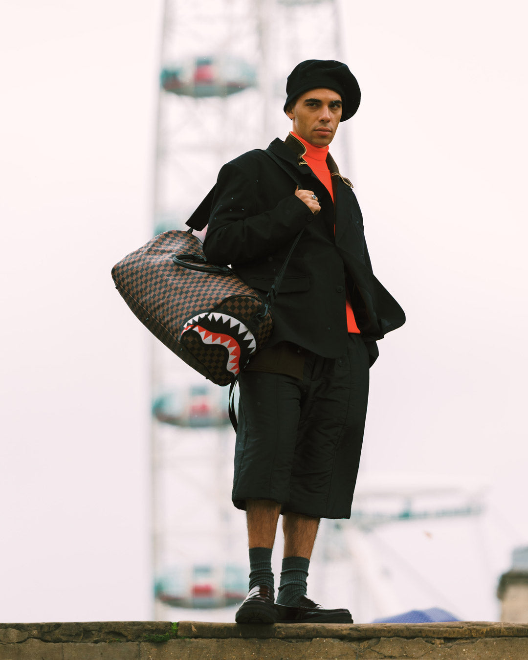SPRAYGROUND® DUFFLE CHECK 2 EMBOSS DUFFLE