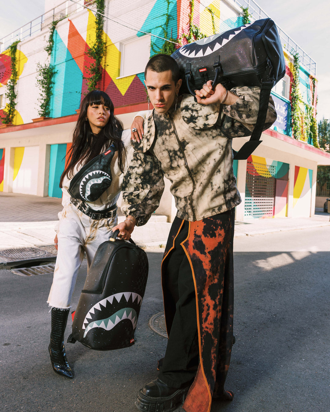 SPRAYGROUND® DUFFLE DEEP SPACE DRIP DUFFLE