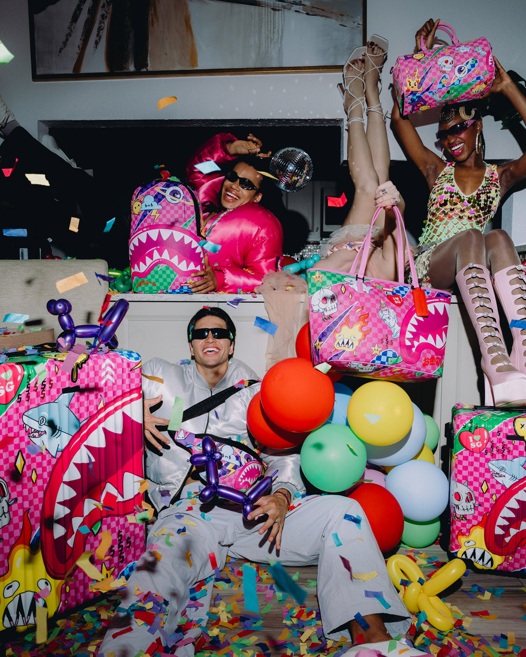 SPRAYGROUND® CROSSBODY KAWAII CHAOS SAVVY CROSSBODY