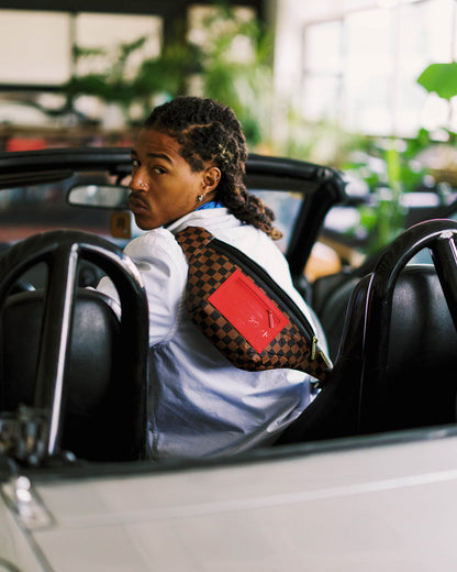SPRAYGROUND® CROSSBODY RED REDEMPTION SAVVY CROSSBODY