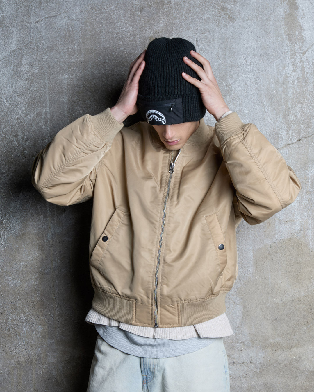 SPRAYGROUND® HAT BLACK POCKET BEANIE
