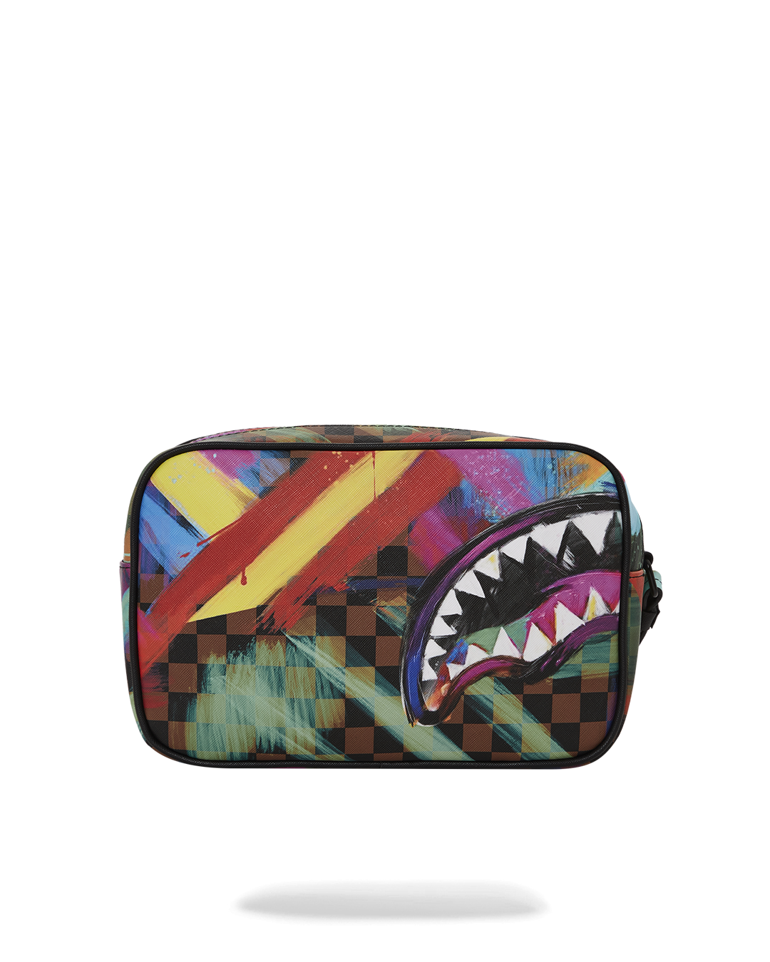 SPRAYGROUND® TOILETRY SHARKS IN PARIS CITY STREAKS TOILETRY BAG