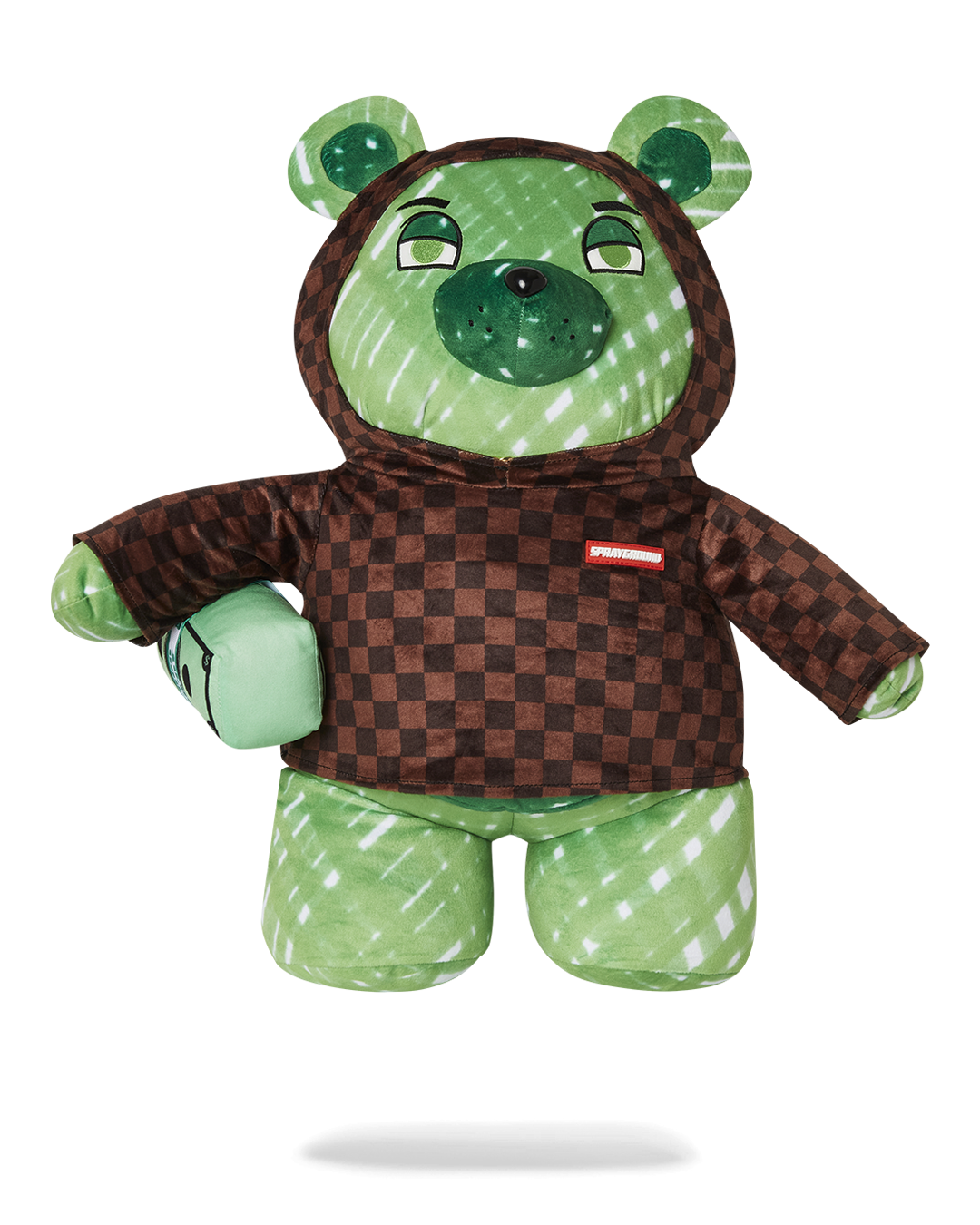 SPRAYGROUND® BACKPACK SHARKS IN PARIS FADE AWAY HOODIE MONEYBEAR TEDDYBEAR BACKPACK