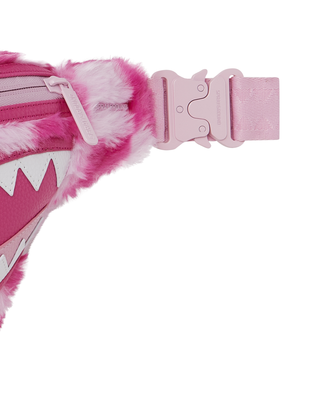 SPRAYGROUND® CROSSBODY PINK FUR CHECK SAVVY CROSSBODY