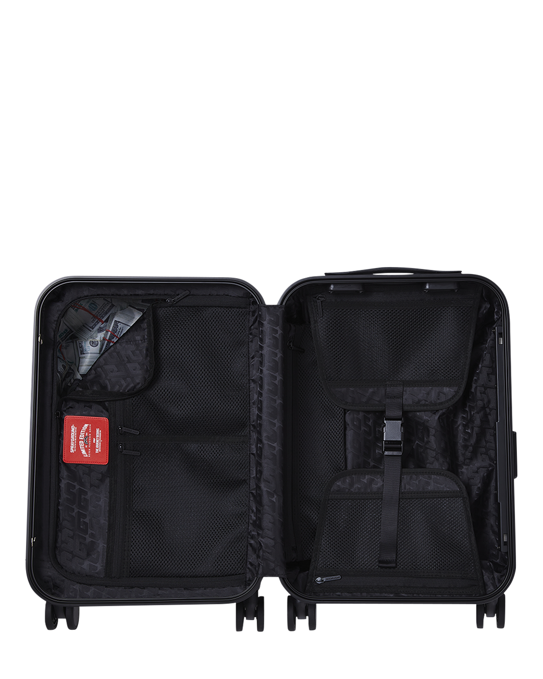 SPRAYGROUND® LUGGAGE AFTERGLOW SKYGLOW SHARKNAUTICS HARDSHELL CARRY-ON LUGGAGE