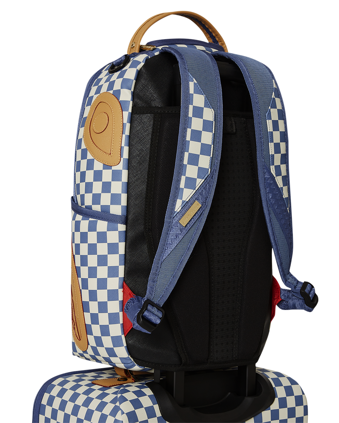 SPRAYGROUND® LUGGAGE LETTER CHECKERS SOFT CARRY-ON LUGGAGE