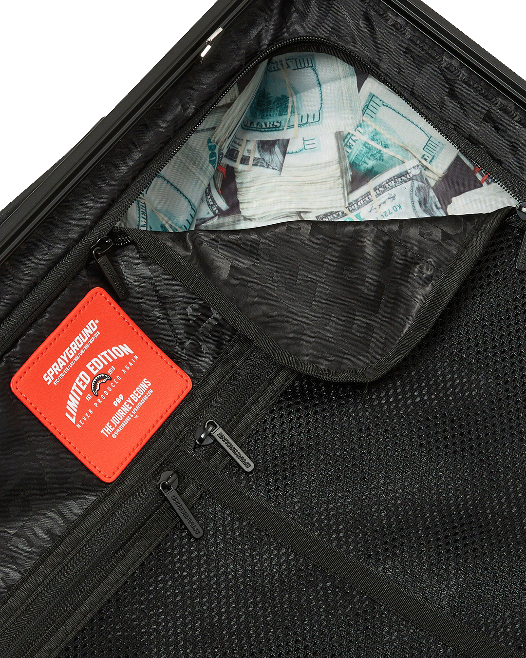 SPRAYGROUND® LUGGAGE THAT GOLD DRAP CARRY-ON LUGGAGE
