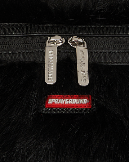SPRAYGROUND® DUFFLE FUR CRAY BLACK MINI DUFFLE