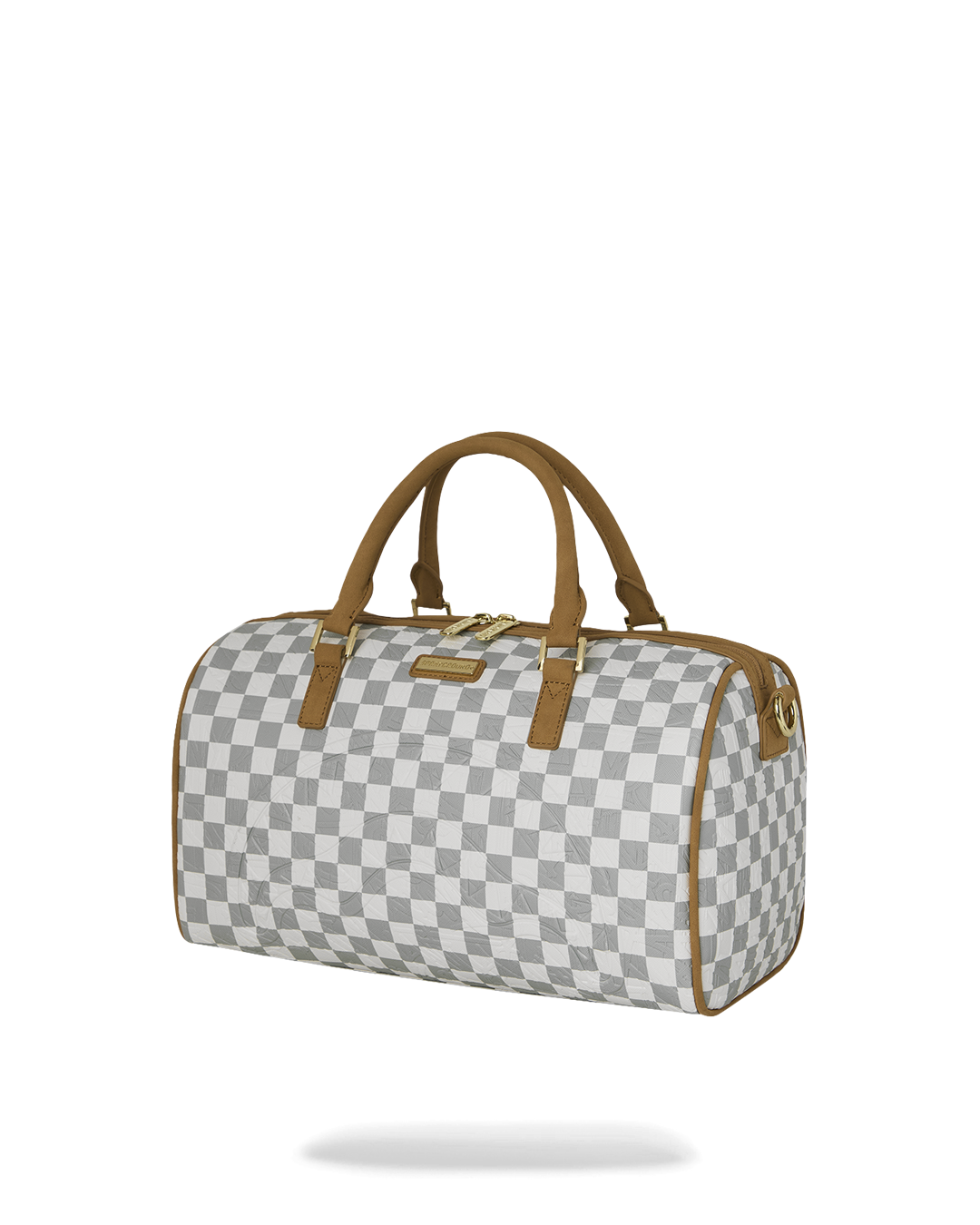 SPRAYGROUND® DUFFLE GRAFF EMBOSSED CREAM CHECK MINI DUFFLE