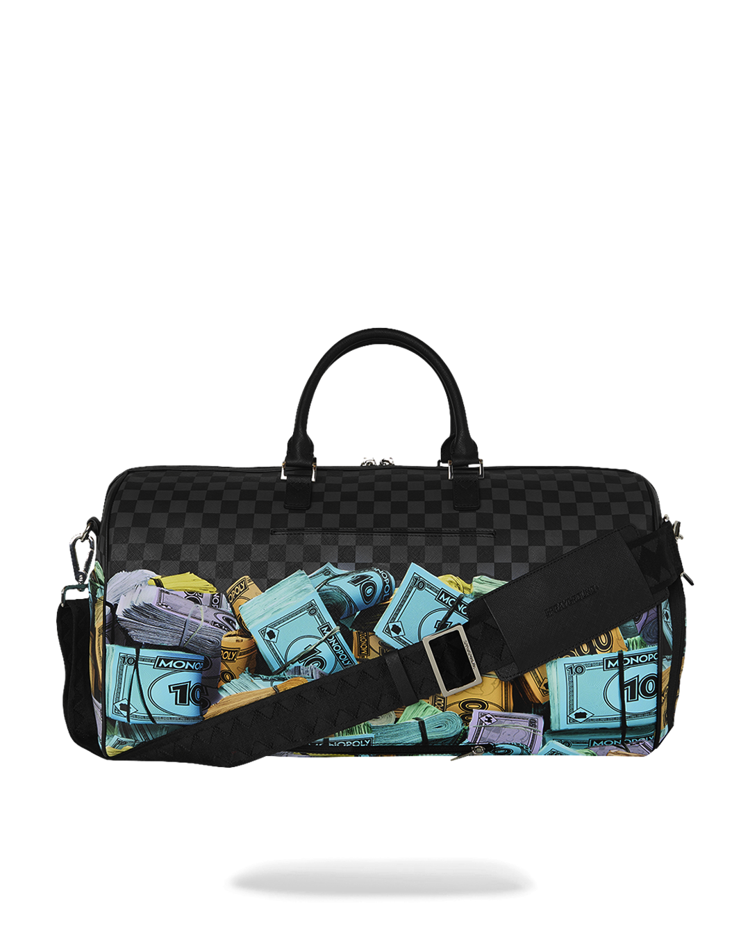 SPRAYGROUND® DUFFLE MONOPOLY MONEY STACKS DUFFLE