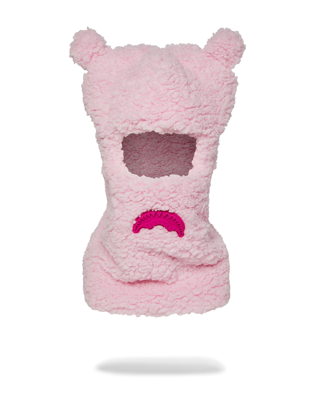 SPRAYGROUND® SKI MASK PINK FLEECE BEAR EARS SKI MASK