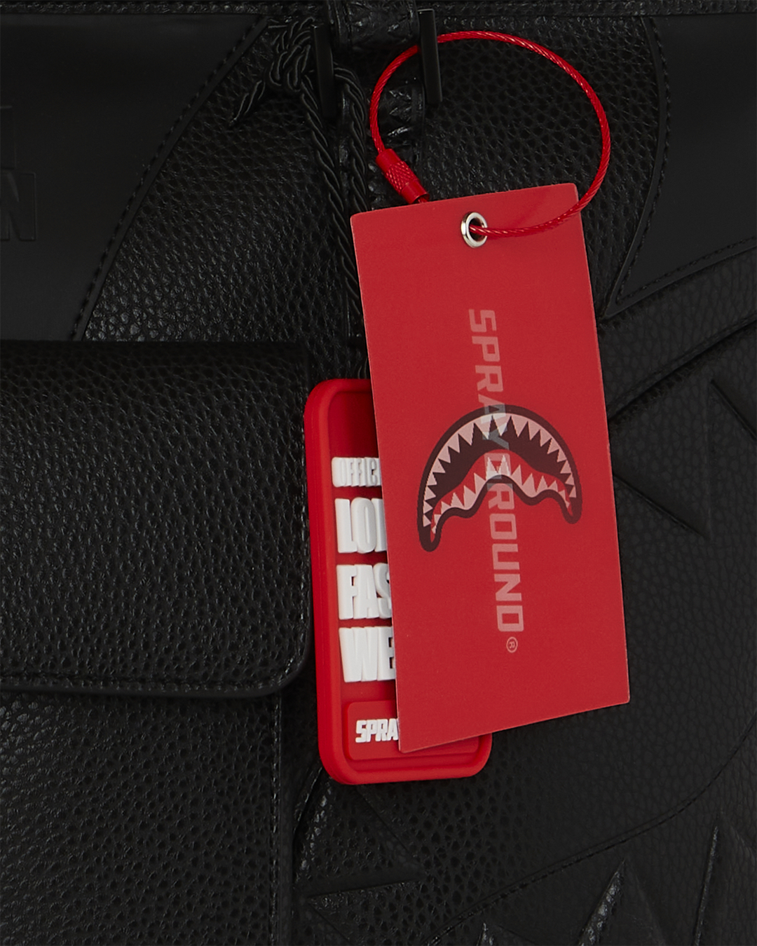 SPRAYGROUND® TOTE LFW BLACK POCKET TOTE