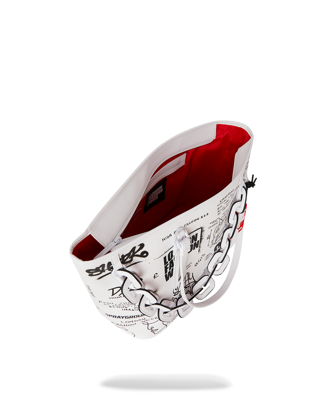 SPRAYGROUND® TOTE LFW SKETCHED BLACK AND WHITE TOTE