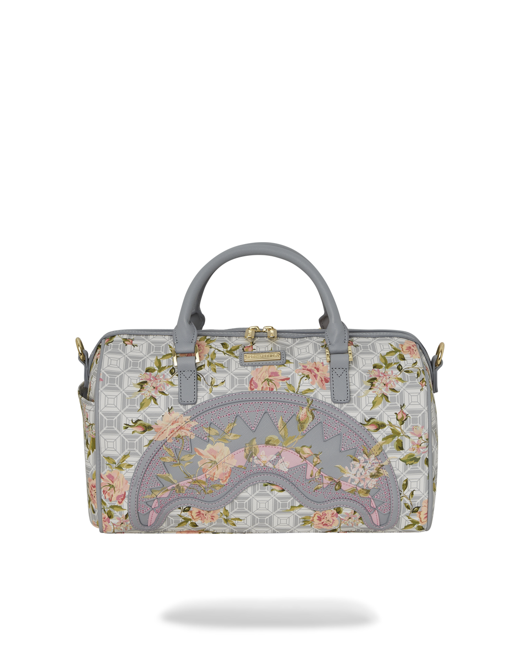 SPRAYGROUND® DUFFLE A.I. AFRICAN INTELLIGENCE ELEGANT ENERGY MINI DUFFLE - SANDFLOWER COLLAB
