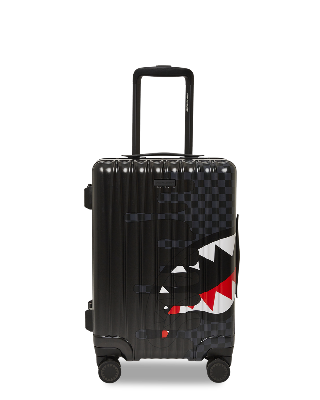 SPRAYGROUND® LUGGAGE UNFINISHED SHARK HARD SHELL CARRY-ON LUGGAGE
