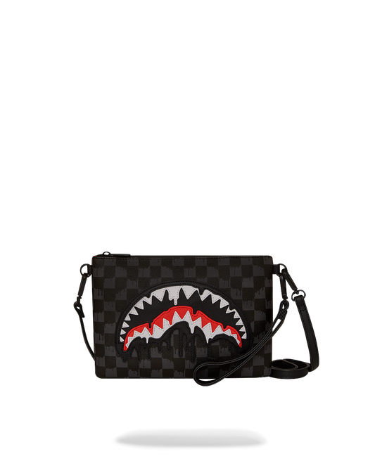SPRAYGROUND® POUCHETTE SHARKS IN PARIS THUNDERDRIP CROSSOVER CLUTCH