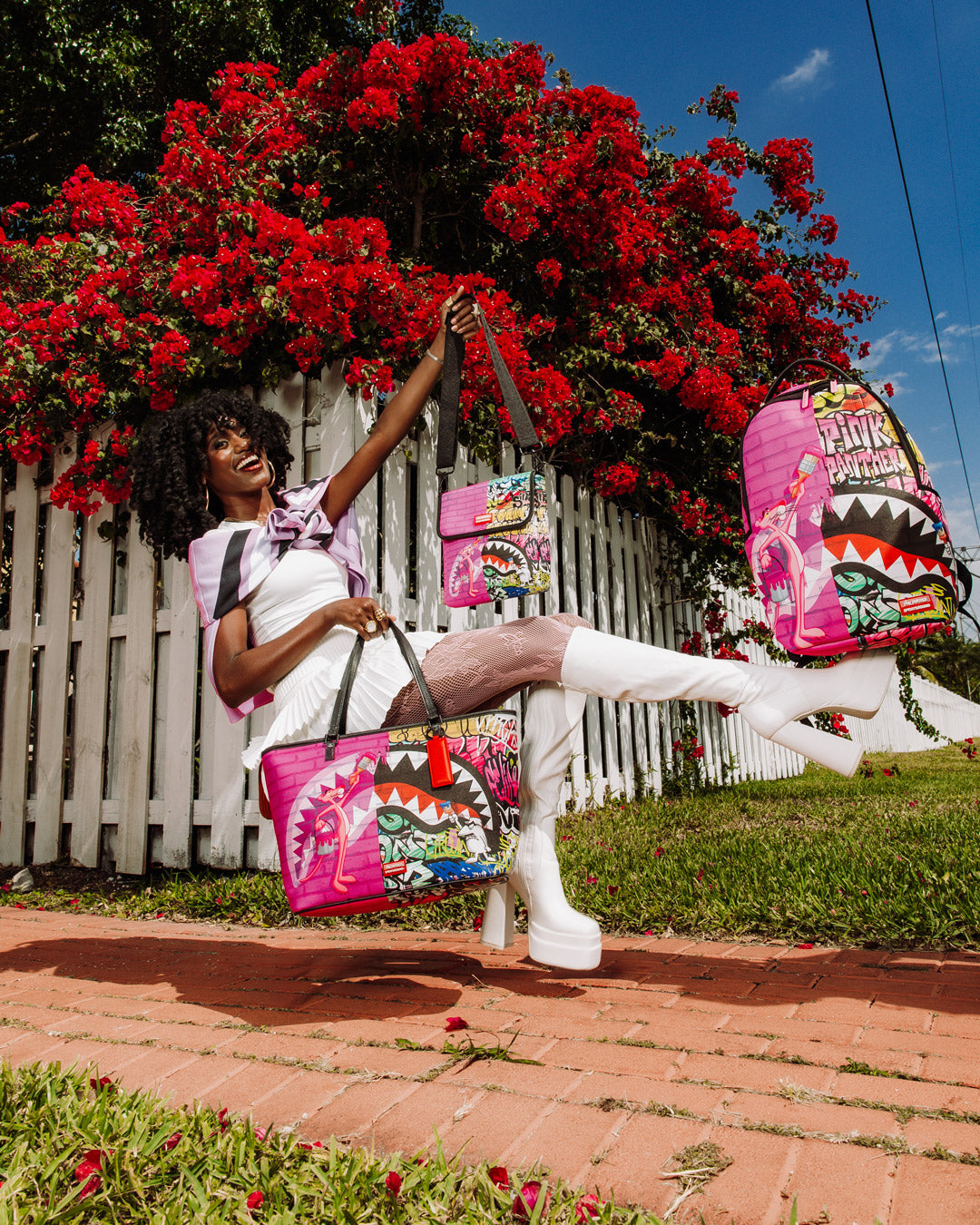 SPRAYGROUND® TOTE PINK PANTHER PRESTIGE TOTE