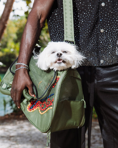 SPRAYGROUND® PET CARRIER CLIMBING CORD SHARK PET CARRIER