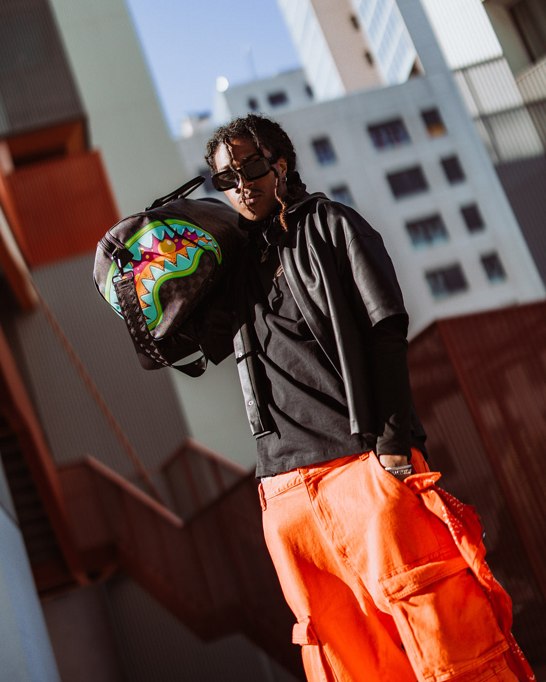 SPRAYGROUND® DUFFLE SLIME TAKEOVER DUFFLE