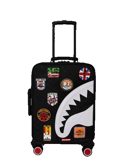 SPRAYGROUND® LUGGAGE GLOBAL MOGUL BILLIONAIRE IMPERIAL CARRY-ON LUGGAGE