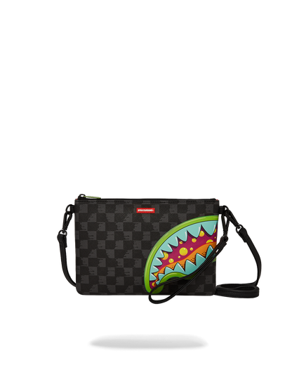 SPRAYGROUND® POUCHETTE SLIME TAKEOVER CROSSOVER CLUTCH