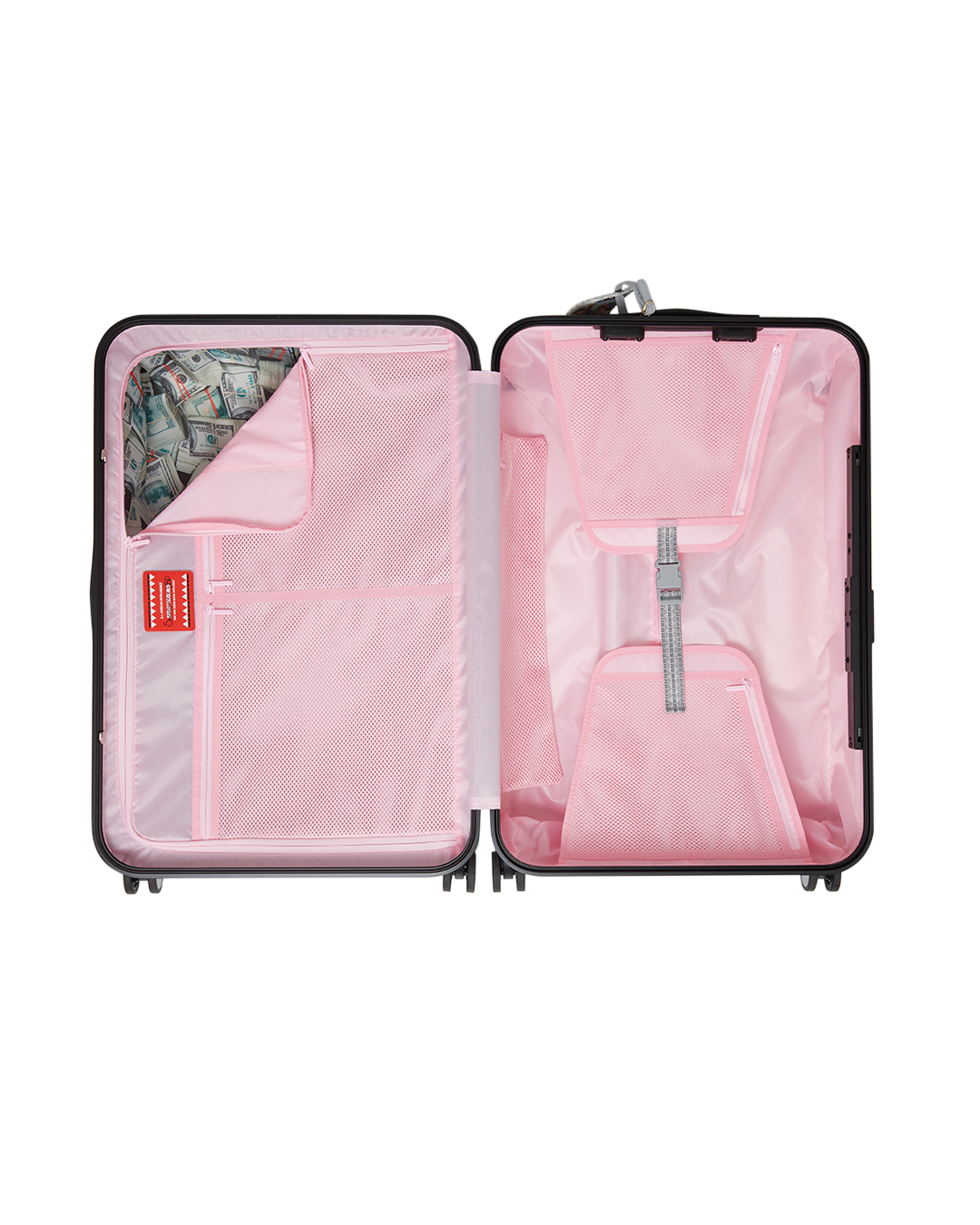 SPRAYGROUND® LUGGAGE A.I. AFRICAN INTELLIGENCE ELEGANT ENERGY FULL SIZE LUGGAGE - SANDFLOWER COLLAB