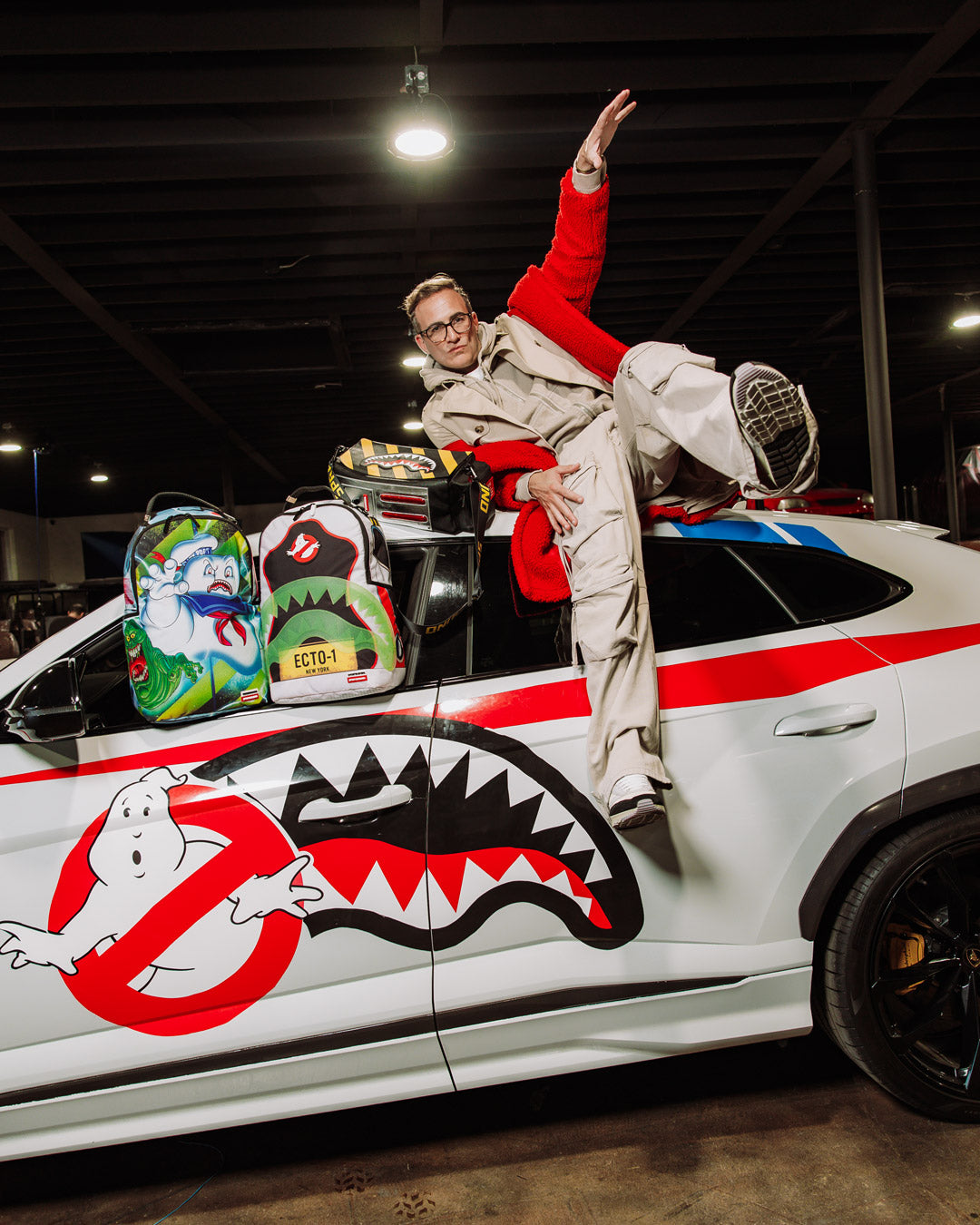 SPRAYGROUND® BACKPACK GHOSTBUSTERS ECTO-SHARK BACKPACK