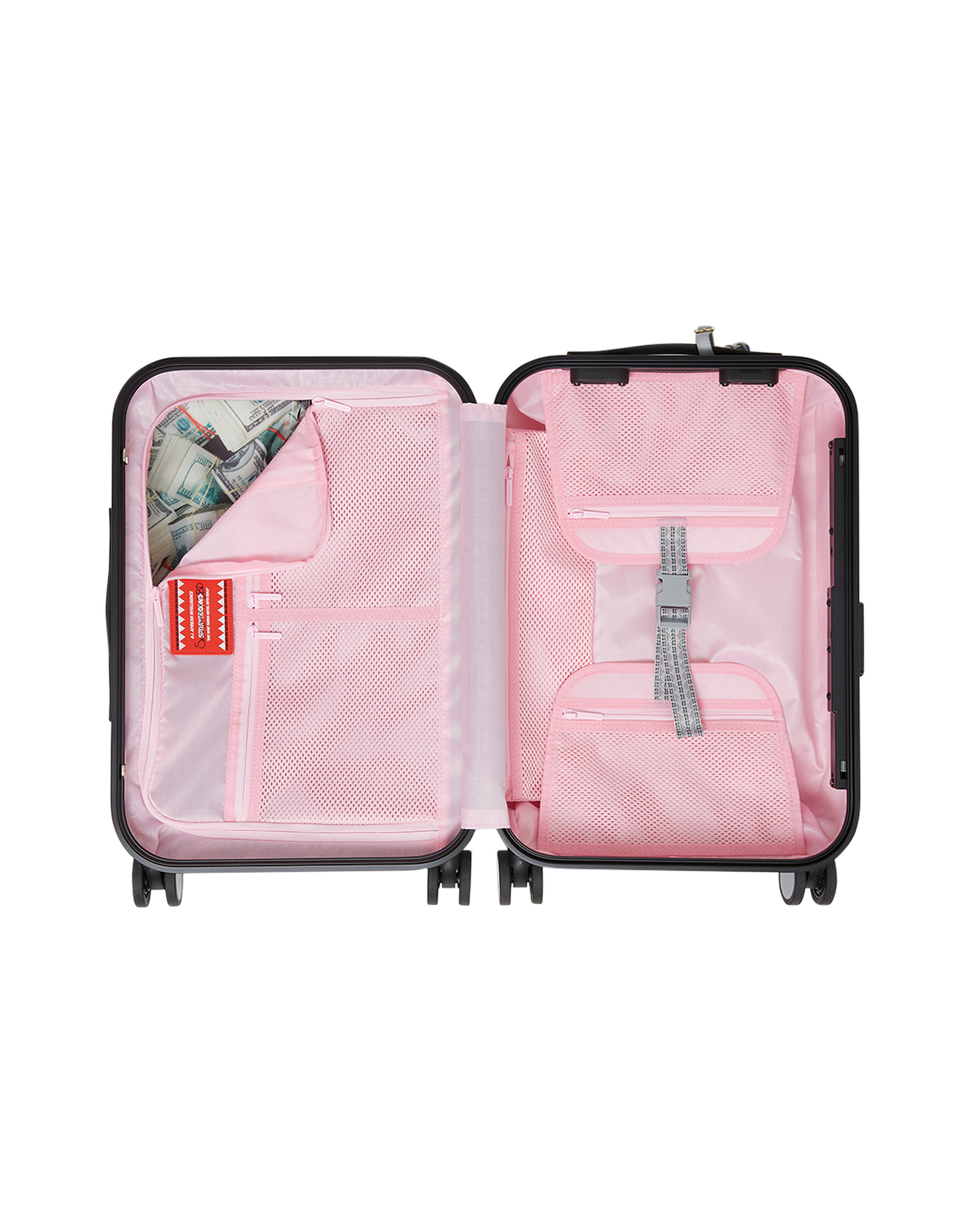 SPRAYGROUND® LUGGAGE A.I. AFRICAN INTELLIGENCE ELEGANT ENERGY CARRY-ON LUGGAGE - SANDFLOWER COLLAB