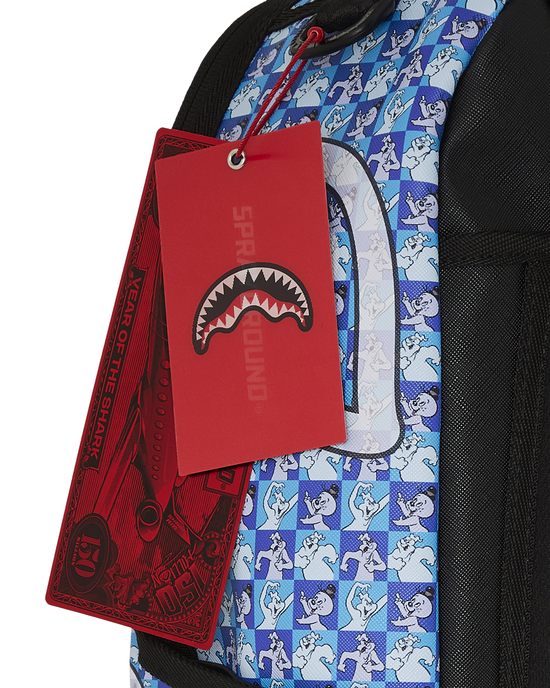 SPRAYGROUND® BACKPACK CASPER SEE THROUGH CHEX BACKPACK