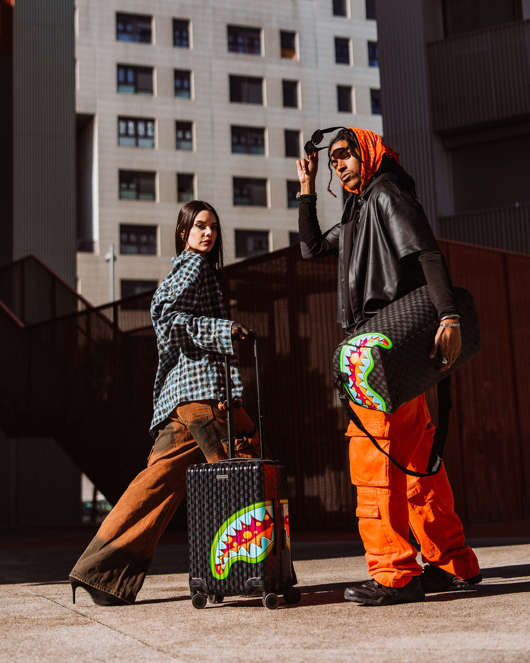 SPRAYGROUND® DUFFLE SLIME TAKEOVER DUFFLE