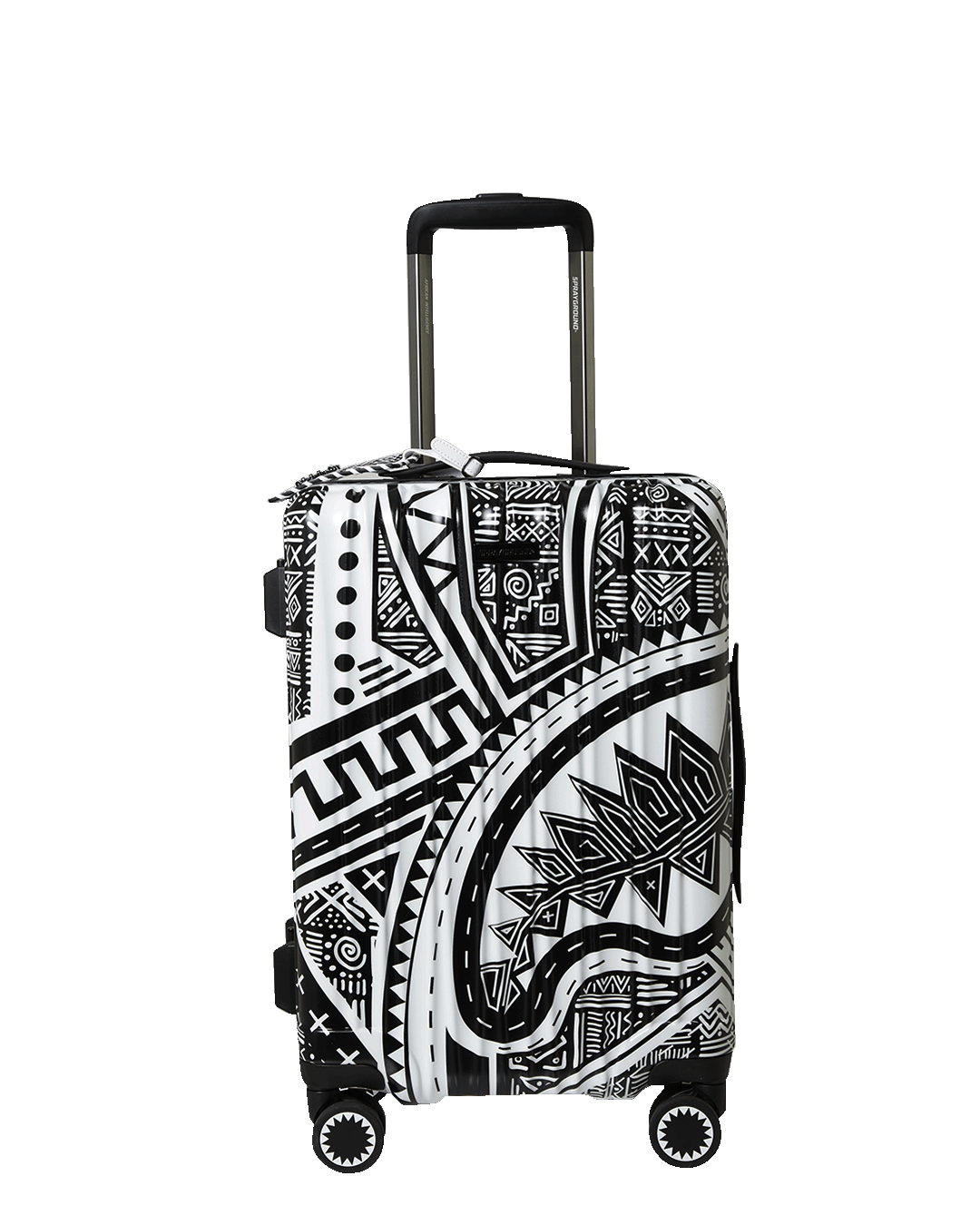 SPRAYGROUND® LUGGAGE A.I. AFRICAN INTELLIGENCE THE SKYHAWK CARRY-ON LUGGAGE - SANDFLOWER COLLAB