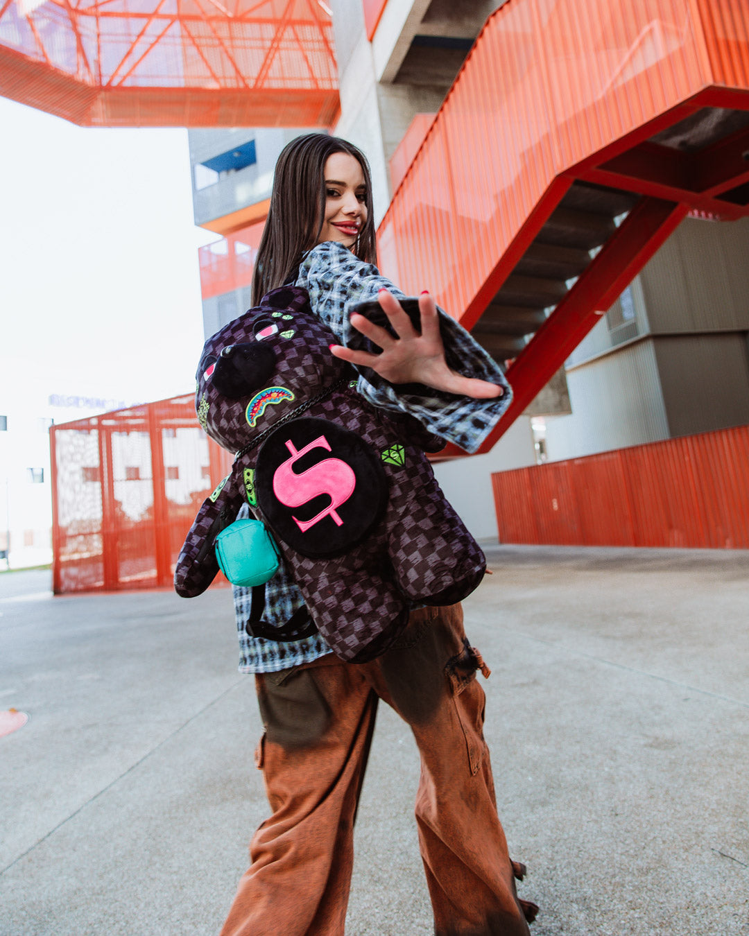 SPRAYGROUND® BACKPACK SLIME TAKEOVER MONEYBEAR BACKPACK
